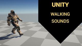 Unity Walking sound tutorial