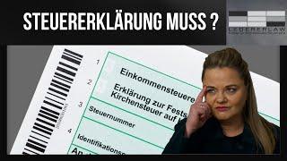 Muss ich eine Steuererklärung machen - oder muss ich nicht?