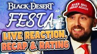 Did Pearl Abyss Pull It Off? | Black Desert FESTA (Calpheon Ball 2024) Live Reaction, Recap & Rating