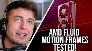 AMD Fluid Motion Frames Is Out Now... And We've Tested It!