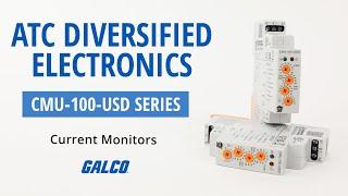 ATC CMU100USD Series DIN Rail Mount Multifunction AC Current Monitoring Relay