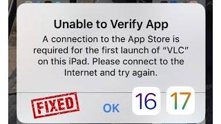 Fixed: Unable to Verify App | An Internet Connection is Required | Unable to Verify Scarlet App