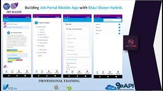 Job Portal Magic: Crafting a Mobile App with .NET MAUI Blazor Hybrid Goodness! 