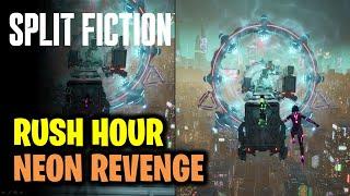 Neon Revenge - Rush Hour Walkthrough | Split Fiction