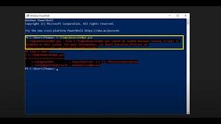 4 Ways to Fix PowerShell Error "Cannot Be Loaded Because Running Scripts Is Disabled"