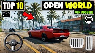 Top 10 Open World  Car Games Like Forza Horizon For Android 2025 | HIGH GRAPHICS