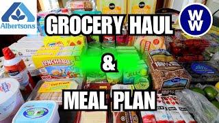 Weekly Grocery Haul WW Points Included PLUSWeekly FAMILY FRIENDLY Meal Plan Menu! Weight Watchers