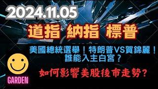 交易策略：道指 納指 標普S&P 美國總統選舉！特朗普VS賀錦麗！誰能入主白宮？總統選舉如何影響美股後市走勢？2024.11.05 Dow Analysis