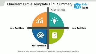 Quadrant Circle Template Ppt Summary