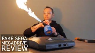 I HATE this FAKE Console and i BURN IT | Fake Sega Megadrive 2 Console Review