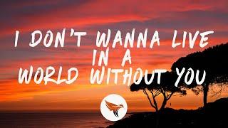 Clinton Kane - I DON'T WANNA LIVE IN A WORLD WITHOUT YOU (Lyrics)