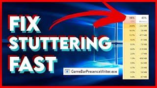 EASY FIX for PC Stuttering 2024 (GameBar Presence Writer) WORKING FOR WINDOWS 11