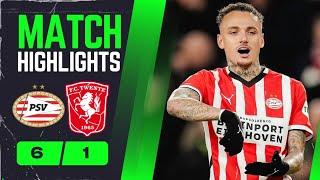 HIGHLIGHTS | PSV 6 - 1 FC Twente | Eredivisie 2024/2025