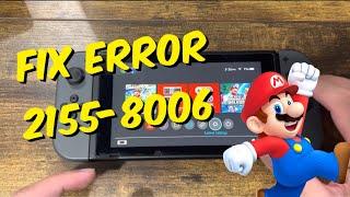 How To Fix Nintendo Switch Error 2155-8006 - Unable To Link Nintendo Account To Console