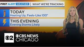 Hot, humid for Chicago with potential severe storms by evening