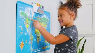 LeapFrog Touch & Learn World Map Interactive Wall Map 80 615700