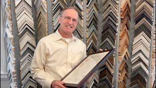 How to Frame a Two-Sided Document or Work of Art by Sturdy Waterman