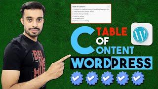 How to Create Table of Content in WordPress | WordPress Tutorial For Beginners