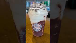 Vanilla Bean Crème Frappuccino Starbucks #vanillabean #starbucks #ontario #canada #shorts #short