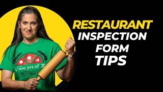Create a Restaurant Inspection Form with these tips | Restaurant Management Tips