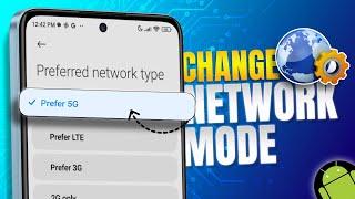 How to Change Network Mode on Xiaomi Phones (4G/5G/3G/2G) | Change Preferred Network Type on MIUI