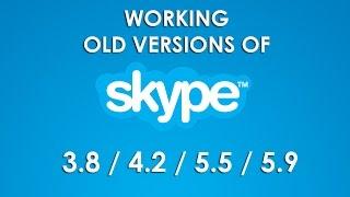 How to Use the Old Versions of Skype - 3.8, 4.2, 5.5 and 5.9