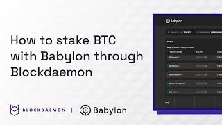 how to Stake Bitcoin (BTC) Securely Using Babylon