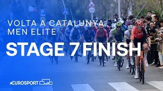 All out ATTACKS in Barcelona  | Stage 7 Finish Volta a Catalunya 2024 | Eurosport Cycling