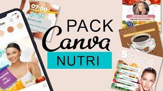 Pack Templates Canva Nutricionistas