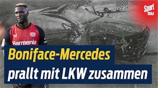 Leverkusen-Star Victor Boniface in schweren Unfall verwickelt