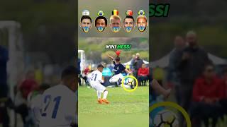Mini Messi VS Ronaldo VS Neymar - Kids Skills Challenge 