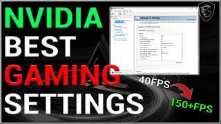BEST NVIDIA CONTROL PANEL SETTINGS FOR GAMING 2024: MAXIMUM PERFORMANCE & FPS