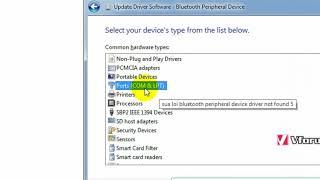 Cách Khắc Phục Lỗi Bluetooth Peripheral Device driver not found trên Windows 7 8 10
