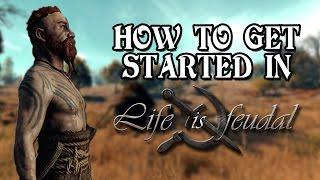 Life is Feudal | How to get started - Rushed version | Skills, Tools and Locations