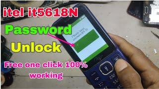 Itel it5618n password unlock /How to remove itel keypad mobile phone lock/itel it5618 phone unlock