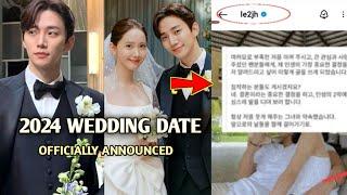 OMG Agency Confirmed This! Lee Junho Officially Released His Wedding in His IG