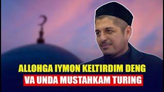 Rustamjon domla bilan suhbat: diniy ta'lim, masjid, yetimlar haqi