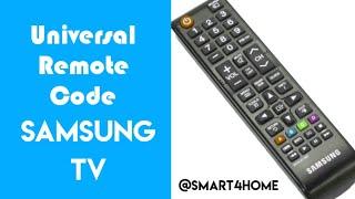 Universal Remote Codes For A Samsung TV?[How To Pair A Samsung TV Remote]