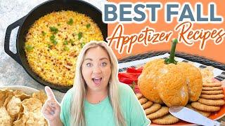 BEST FALL APPETIZER RECIPES | QUICK AND EASY SNACKS AND APPETIZERS | MUST TRY DIP RECIPES