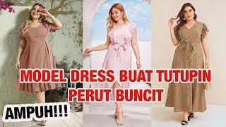 5 MODEL DRESS YANG AMPUH TUTUPI PERUT BUNCIT DALAM SEKEJAP. Wajib Coba!!!