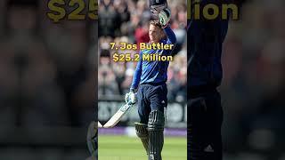 Top 10 Highest-Paid Cricketers In 2024 #cricket #shorts