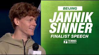 Jannik Sinner’s Beijing Open Finalist Speech | 2024 Beijing F