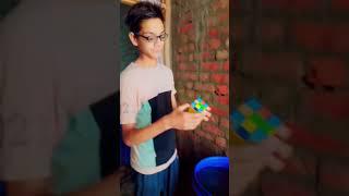 Raj Bhai Ko Diya underwater Rubik's Cube solve karne ke liye || #cube #shorts #underwater