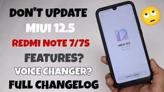 FULL REVIEW - Redmi Note 7/7S Miui 12.5.1.0 Indian Stable Update - No More Features 