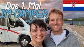 1.MAL im Wohnmobil | mit dem Camper nach Kroatien VLOG #1