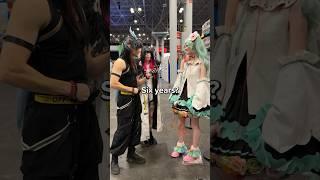 Dan Heng interviews Hatsunemiku and Columbina about cosplaying #genshinimpact #nycc #hatsunemiku