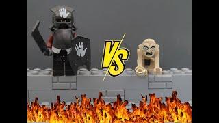 LEGO Lord of the Rings fight: Uruk Hai vs Gollum Stop motion