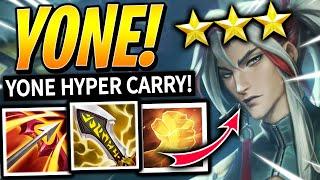 UNDERRATED YONE 3 HYPER CARRY BUILD IN RANKED! I Teamfight Tactics I TFT Set 10 Patch 13.23