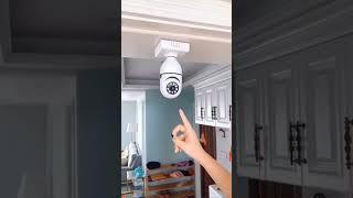 Essa é a câmera 360 wi-fi  #camera #lampada #familia #segurança #proteção