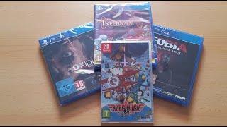 Unboxing ~ Fobia / Horgihugh / Infernax / Oxide ~ Sony PlayStation 4 / Nintendo Switch (German)